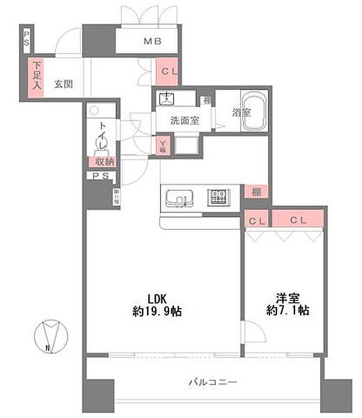 間取りを拡大表示