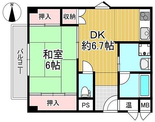 間取りを拡大表示