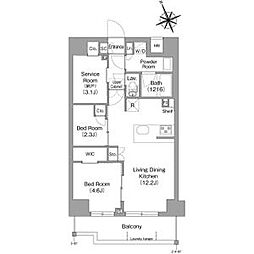 間取図画像 2SLDK