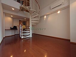 都営大江戸線 勝どき駅 徒歩5分の賃貸マンション 3階1LDKのリビング/ダイニング