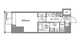 ACP Residence 亀戸 10階1Kの間取り