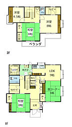 桐生市菱町２丁目中古戸建住宅 4SLDKの間取り