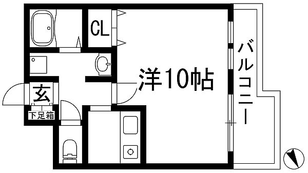 Comfortable川西 ｜兵庫県川西市栄根2丁目(賃貸マンション1K・2階・30.00㎡)の写真 その2