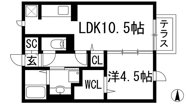 同じ建物の物件間取り写真 - ID:228046410301