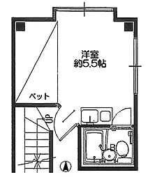 今野ビル ワンルームの間取図画像