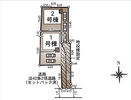 配置図です