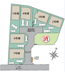 ※区画図と現況が異なる場合には、現況を優先とさせていただきます。