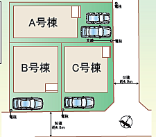区画図：図面と現況が異なる場合は現況優先となります。