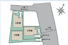 ※区画図 図面と現況が異なる場合は現況優先となります。