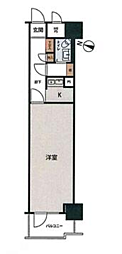 ライオンズプラザ平塚 1Kの間取図画像