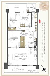 サンクタス湘南藤沢アネーロノ丘 リノベーションマンション
