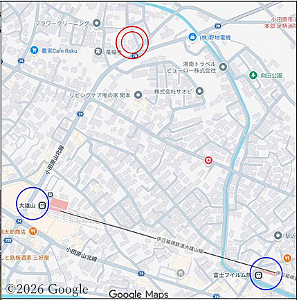 ※現地案内図
