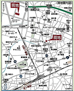 ※現地案内図