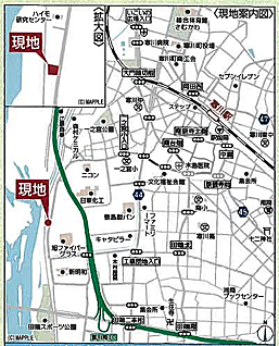 ※現地案内図