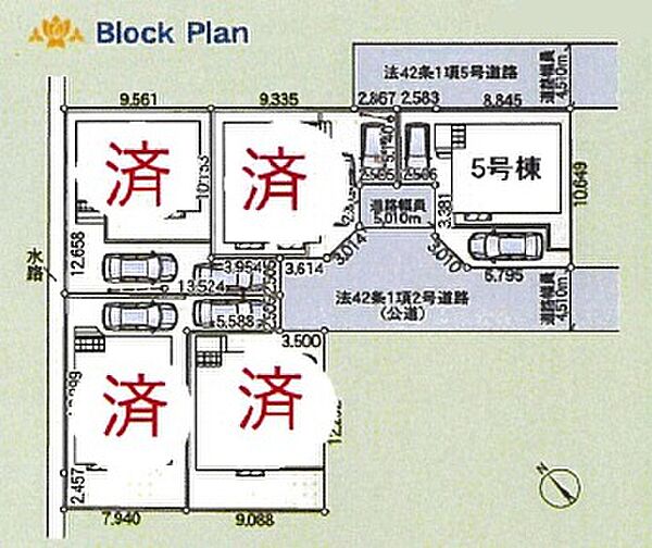 販売地全体の区画図