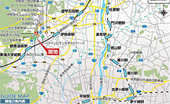 ※現地案内図