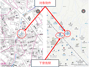 ※現地案内図