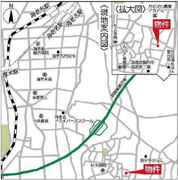 地図を拡大表示