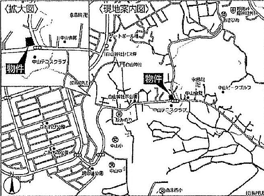地図を拡大表示