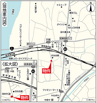 地図を拡大表示