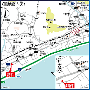 ※現地案内図