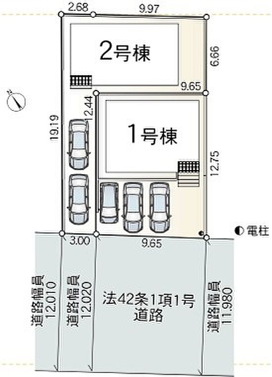 区画図です