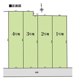 大磯町国府本郷 全4区画 建築条件なし売地