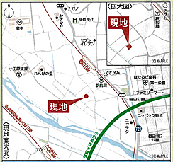 ※現地案内図