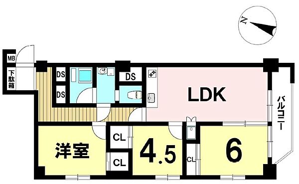 間取りを拡大表示