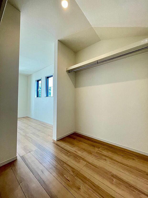 ウォークインクローゼット付き