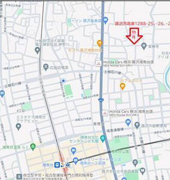 現地案内図です。