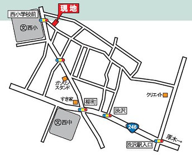 周辺地図です