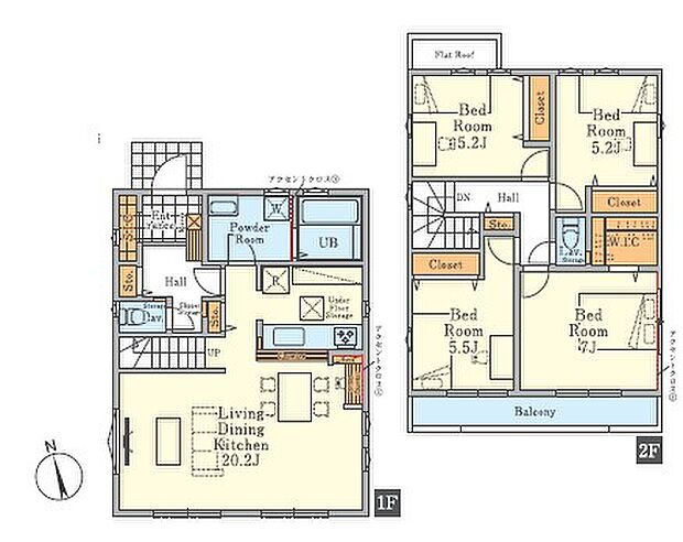 図面と現況が異なる場合は現況優先とします。