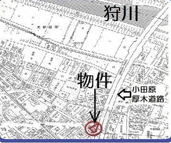現地案内図です。