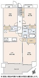 ドミナス多摩・南大沢 3LDKの間取図画像