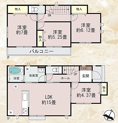 ※間取り図と現況が異なる場合には、現況を優先とさせていただきます。