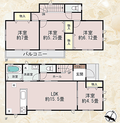 ※間取り図と現況が異なる場合には、現況を優先とさせていただきます。