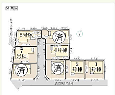 区画図　図面と現況が異なる場合は現況優先となります。
