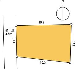 相模原市緑区青山〜建築条件なし売地〜の土地画像