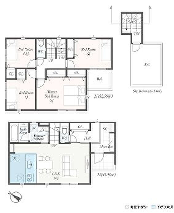 間取り図と現況が異なる場合は現況を優先させていただきます。