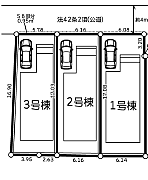 区画図 図面と現況が異なる場合は現況優先となります。
