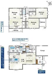 山之上2丁目全3棟新築分譲地内3号棟