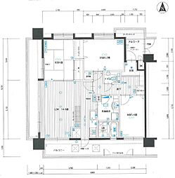 シャルムコート大街道 3LDKの間取図画像