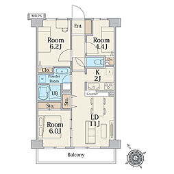 間取図画像 3LDK