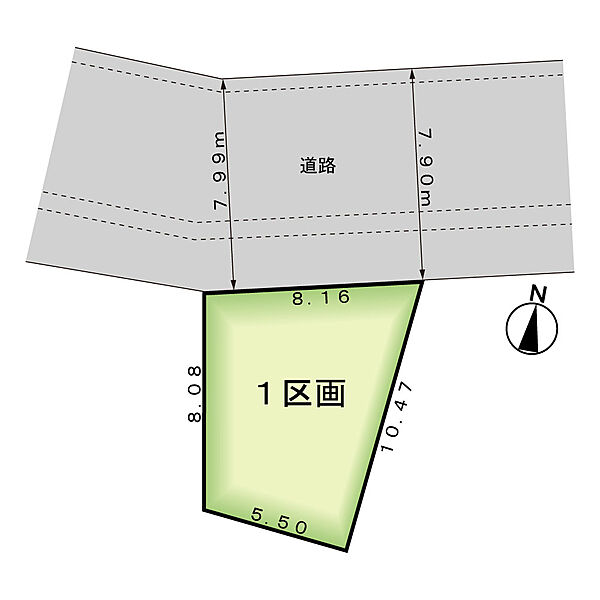 【敷地図】江戸川区篠崎町
