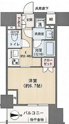 間取り リビオレゾン上野入谷ザ・テラス 10階/-