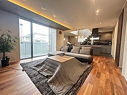 鳥取市安長 3LDKのリビング/ダイニング