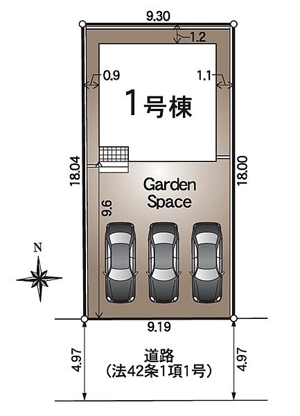 駐車3台可能♪