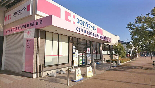 ココカラファイン加古川駅前店まで約800m 　営業時間：10：00〜20：00。医薬品をはじめ日用雑貨やちょっとした食料品まで幅広く取り揃えてあり、駅から近く、仕事帰りにも利用できるのでとても便利です