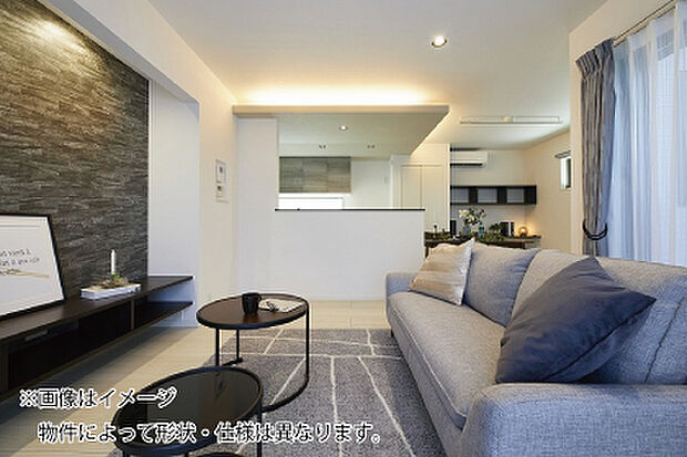 【家具 カーテン 照明付】インテリアスタイルに合わせて、トータルコーディネートしているので、そのままオシャレに住んでいただけます。(LDKのみ) ※家具、カーテン、照明器具、エアコンの内容、個数、デ